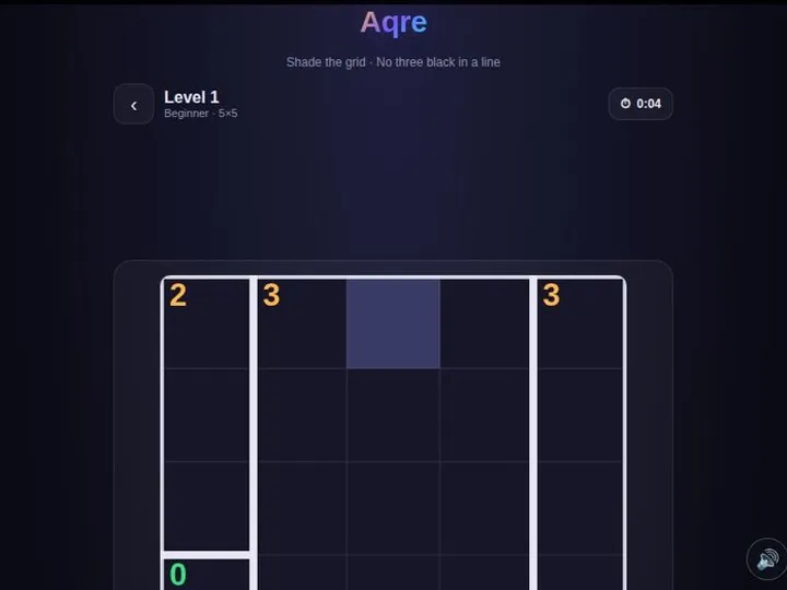 Aqre screenshot