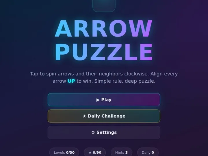Arrow Puzzle screenshot