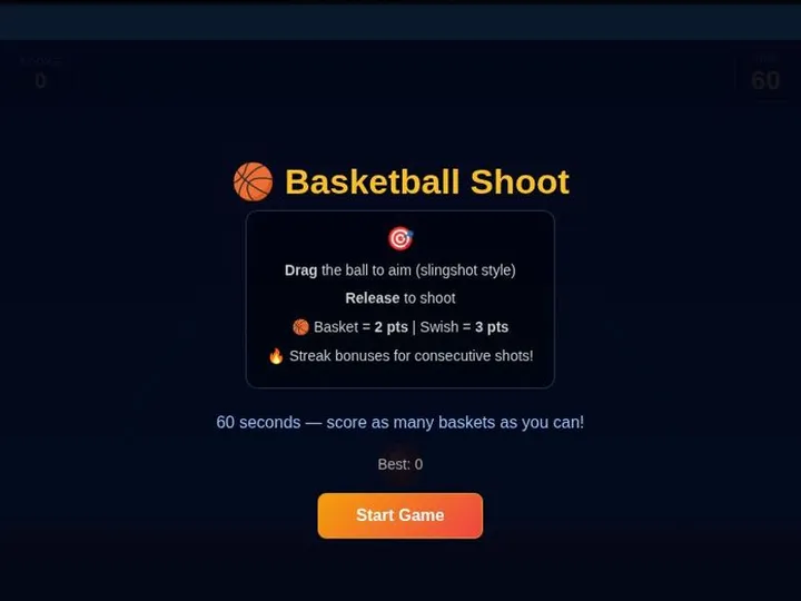 Basketball Shoot screenshot