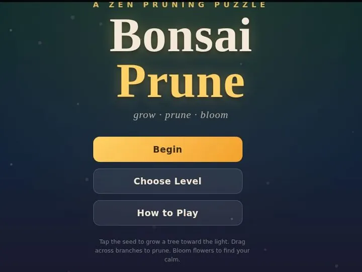 Bonsai Prune screenshot