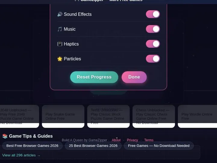 Build A Queen screenshot