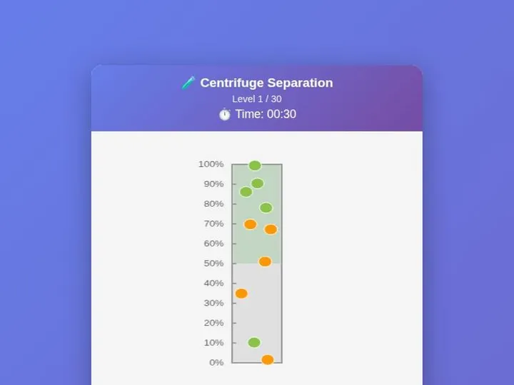 Centrifuge Separation screenshot