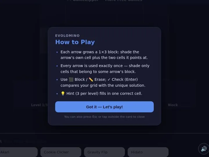 Evolomino screenshot