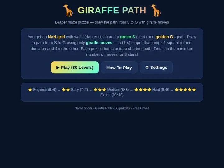 Giraffe Path screenshot