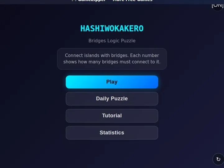 Hashiwokakero screenshot