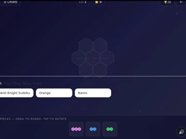 Hex Tessellation Puzzle screenshot