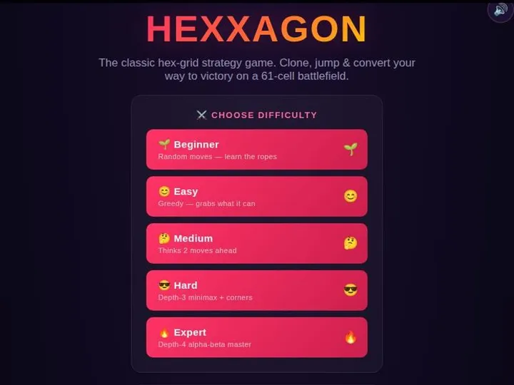 Hexxagon Online - Classic Hex Strategy screenshot