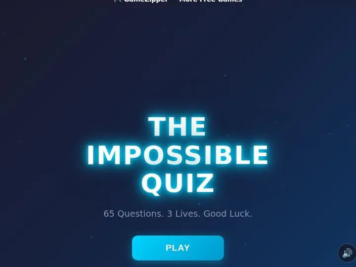 The Impossible Quiz screenshot
