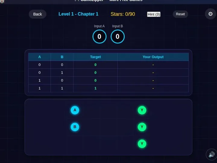 Logic Gates Puzzle screenshot