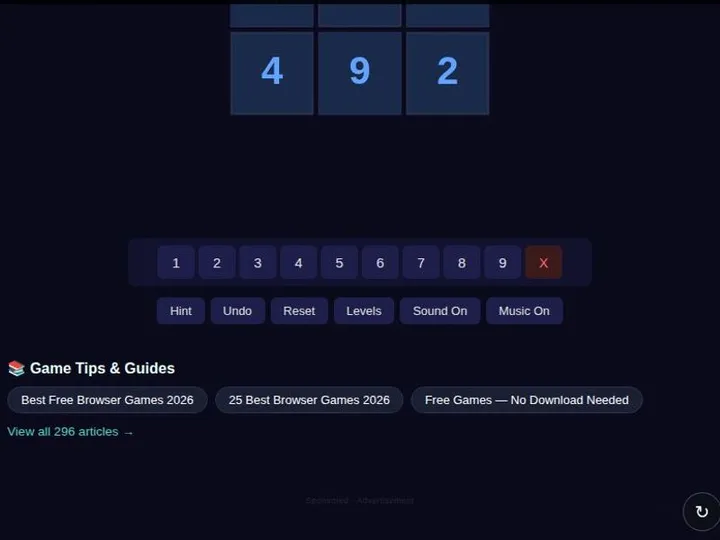 Magic Square Puzzle screenshot