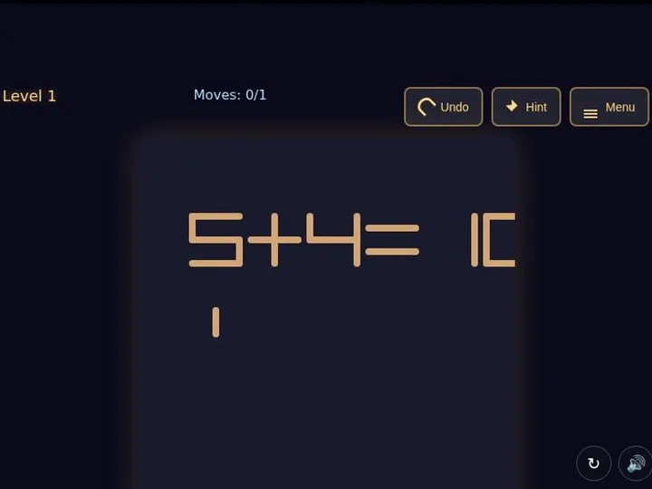Matchstick Puzzle screenshot