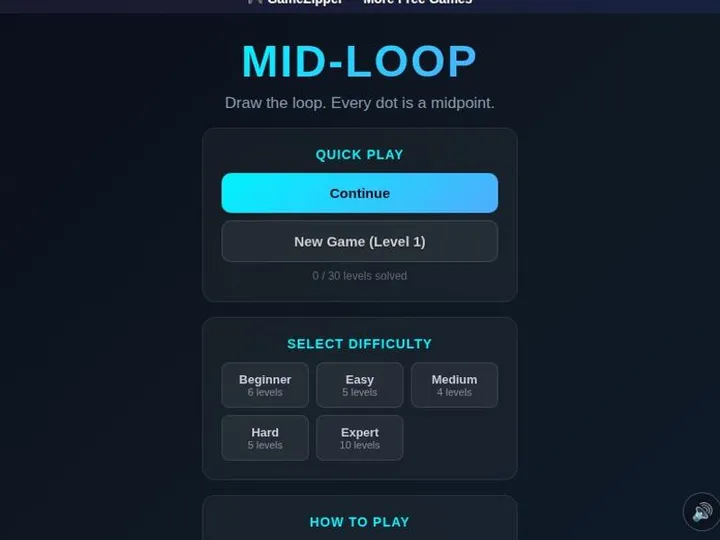 Mid-Loop Puzzle screenshot