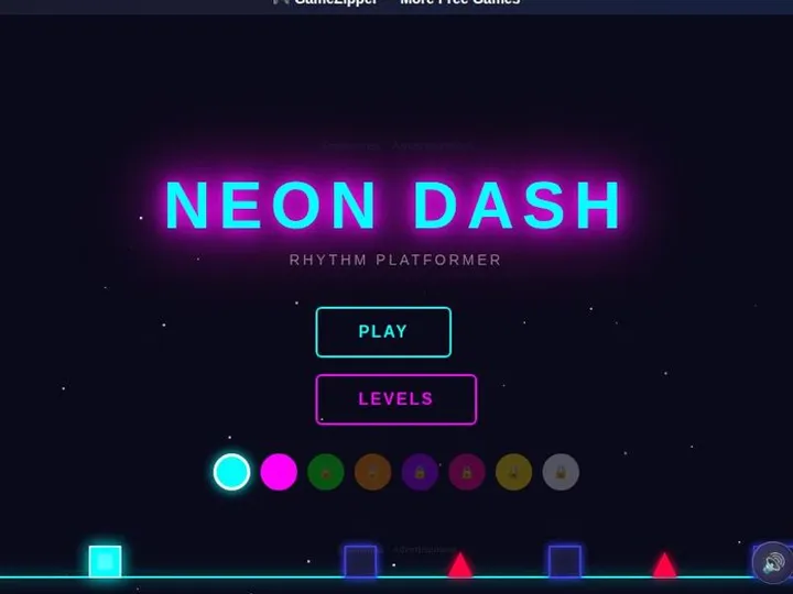 Neon Dash screenshot