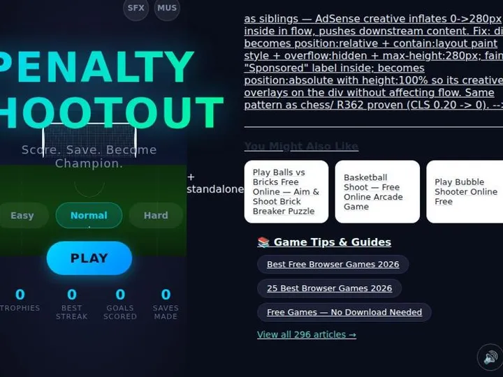 Penalty Shootout screenshot