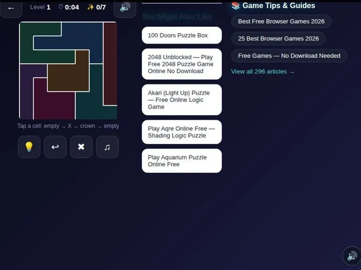 Queens Puzzle screenshot