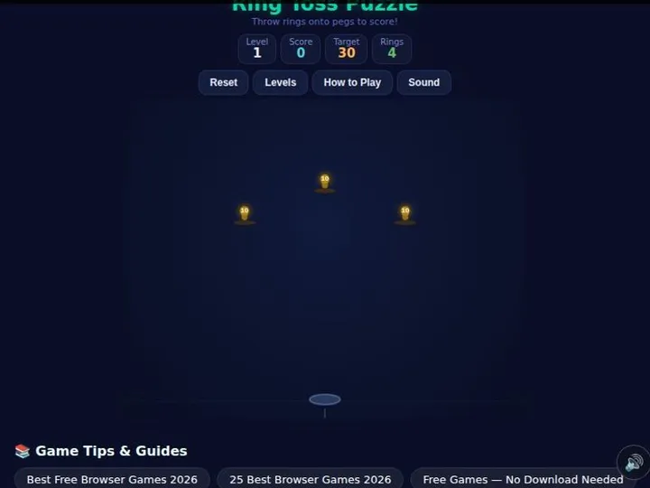Ring Toss Puzzle screenshot