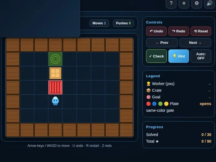 Sokoban Switch screenshot