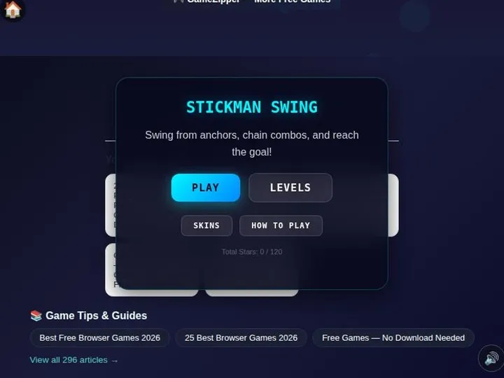Stickman Swing screenshot