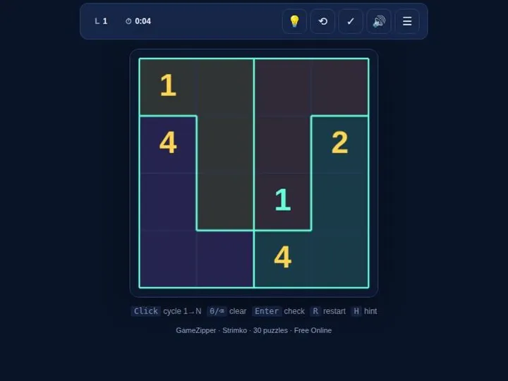 Strimko screenshot