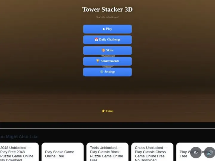 Tower Stacker 3D screenshot
