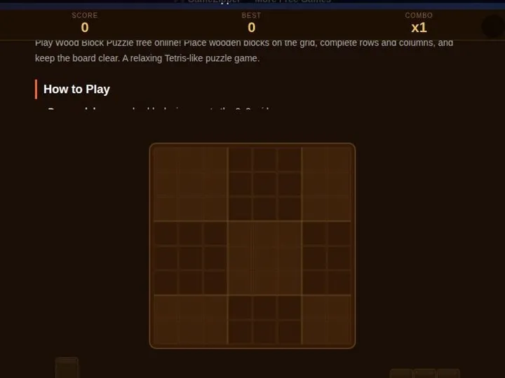 Wood Block Puzzle screenshot