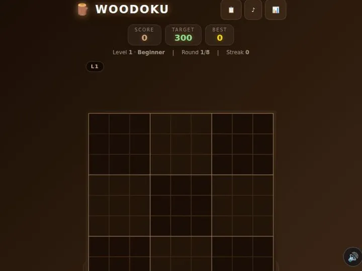 Woodoku screenshot