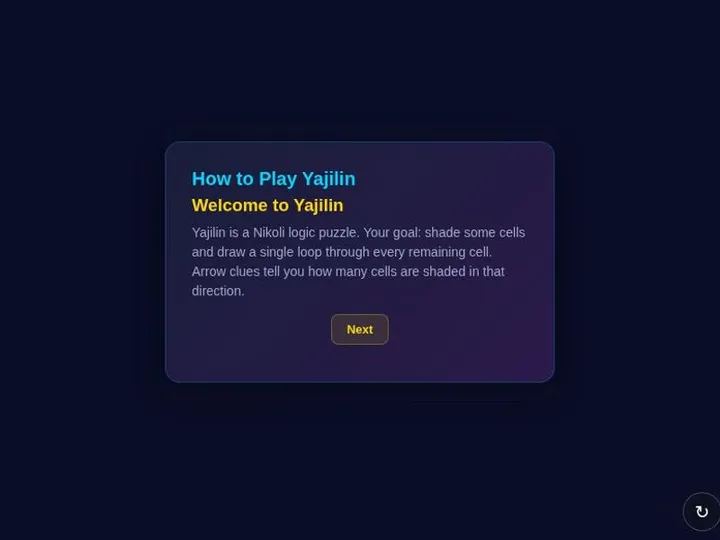 Yajilin screenshot